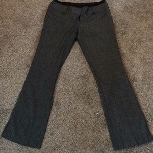 Herringbone look dress slacks